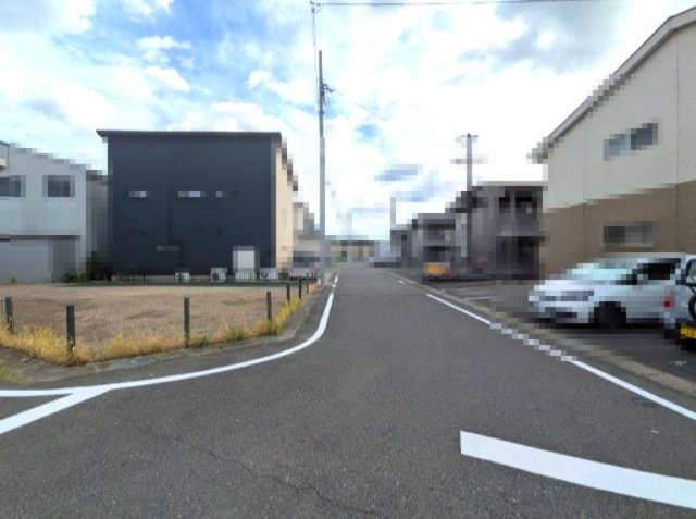 小牧市大字文津　売地の外観|角地