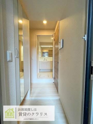 プロスペリタ西京極の玄関