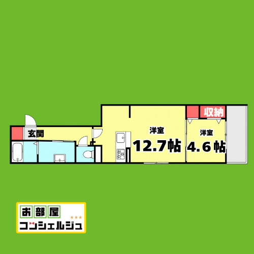 セレスティア熱田の間取り