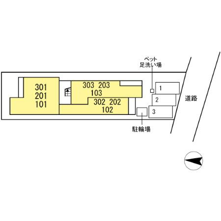 セレスティア熱田の区画図