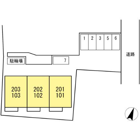 ホープ21 Ⅱの区画図