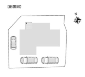 上田市上野　中古戸建の区画図|ご家族の移動や来客時重宝なカースペース駐車3台可