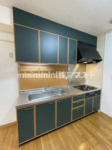 大阪市天王寺区小橋町の賃貸マンションのキッチン