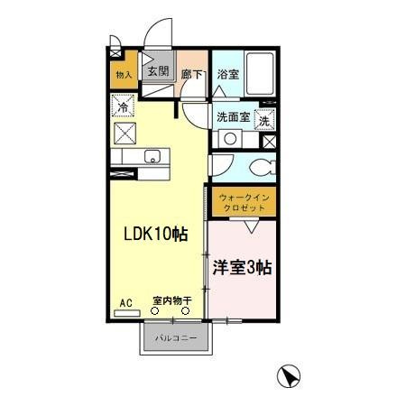 ラフィネアージュの間取り