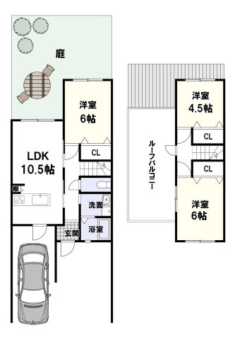 山手台4丁目の間取り