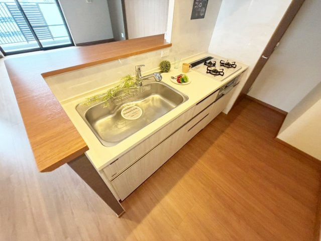 吹田市広芝町の賃貸マンションのキッチン
