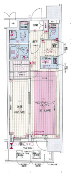 【間取り】 | プレサンス心斎橋ニスト