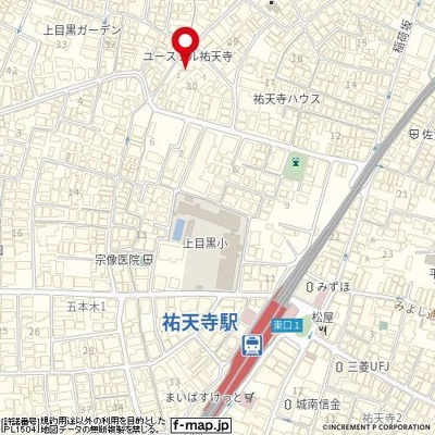 【地図】 | ユースフル祐天寺