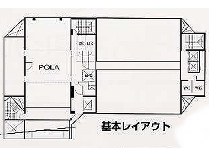 ポーラ名古屋ビルＡ館の間取り
