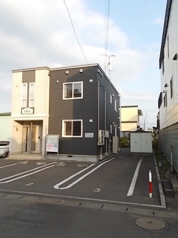 紫陽花の駐車場