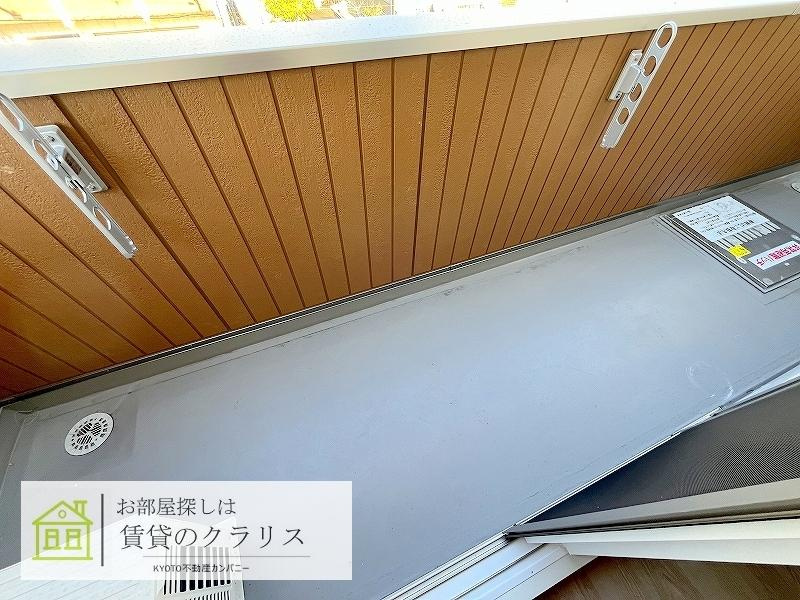 ソーニョ西京極のバルコニー