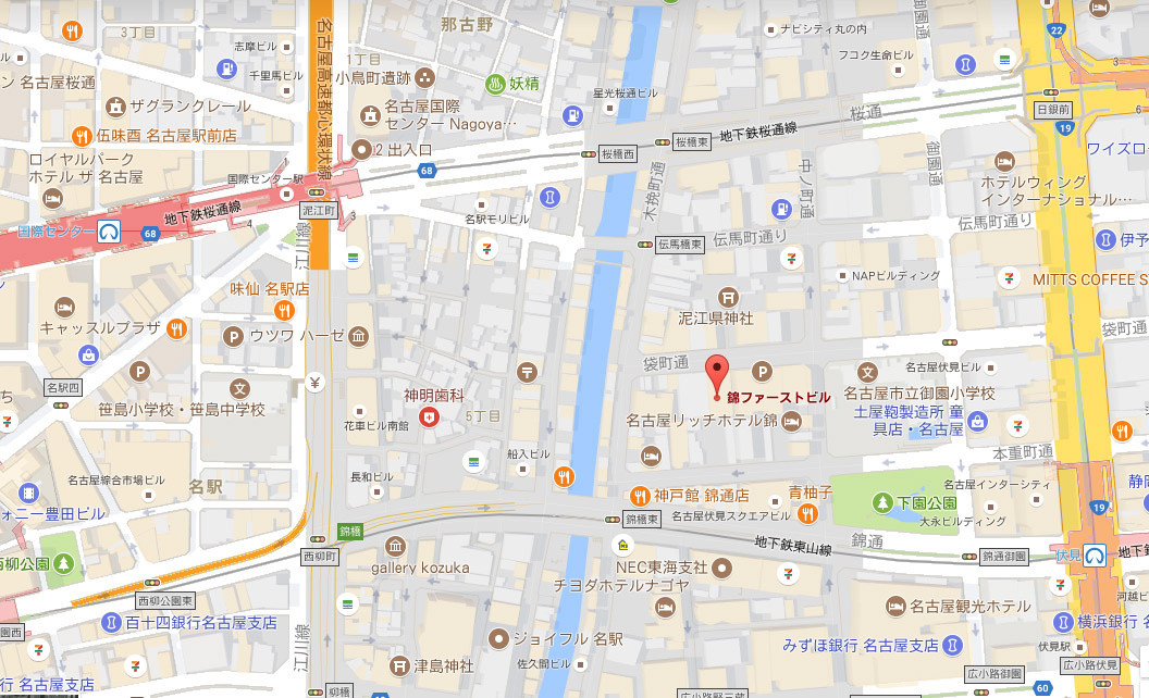 いちご錦ファーストビルの地図