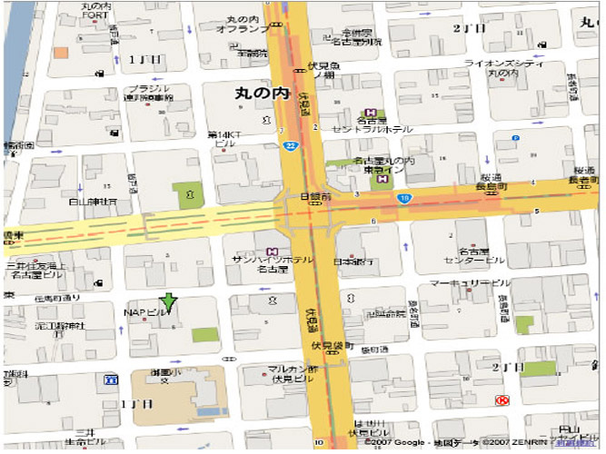 いちご名古屋錦シティビルの地図