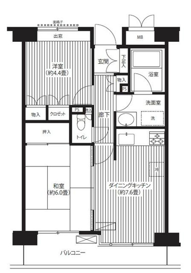 【間取り】 | ステラメゾン武蔵小山