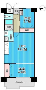 【間取り】 | ☆朝日ﾌﾟﾗｻﾞ中津Ⅱ