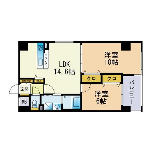藤8番館の間取り