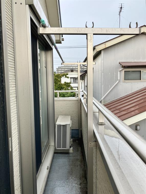 上連雀戸建のバルコニー
