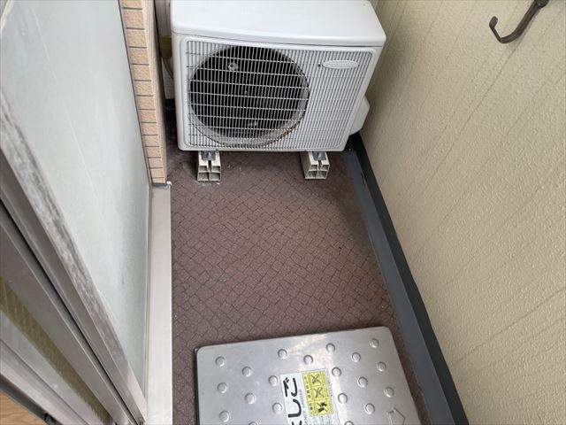 スカイコート市ヶ谷柳町のバルコニー