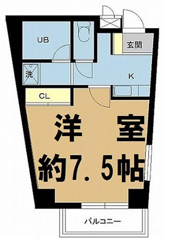 スカイコート市ヶ谷柳町の間取り