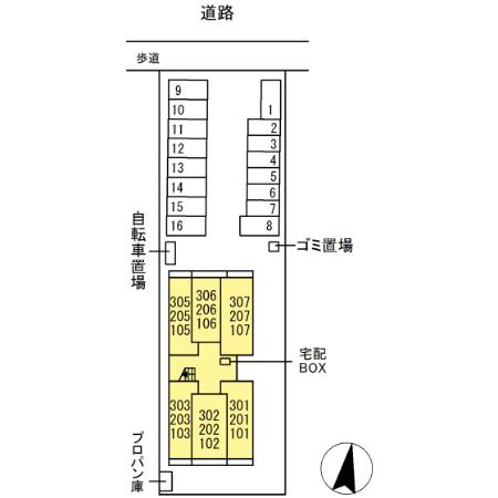 ウィステリアの区画図