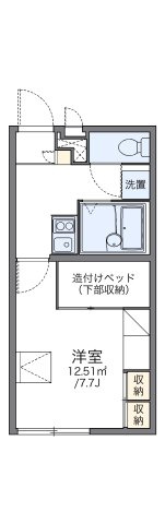 レオパレスドリム　キャッスルの間取り