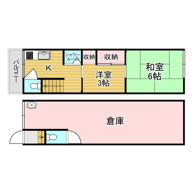 尾浜町テラスの間取り