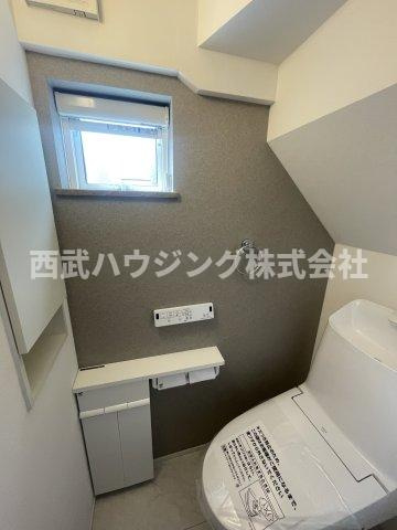 【仲介手数料無料】所沢市寿町　全３棟　Ｂ号棟　所沢市の不動産なら西武ハウジングのトイレ