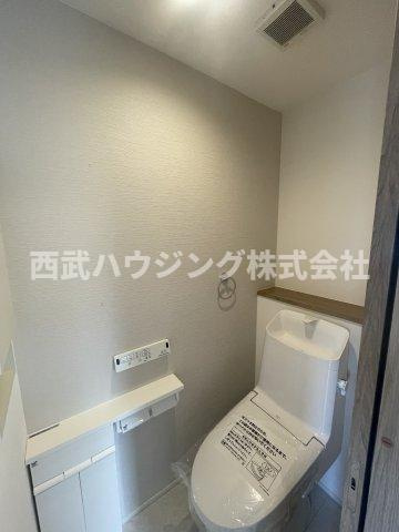 【仲介手数料無料】所沢市寿町　全３棟　Ｂ号棟　所沢市の不動産なら西武ハウジングのトイレ
