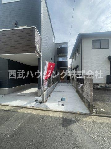 【仲介手数料無料】所沢市寿町　全３棟　Ｂ号棟　所沢市の不動産なら西武ハウジングの前面道路含む現地写真