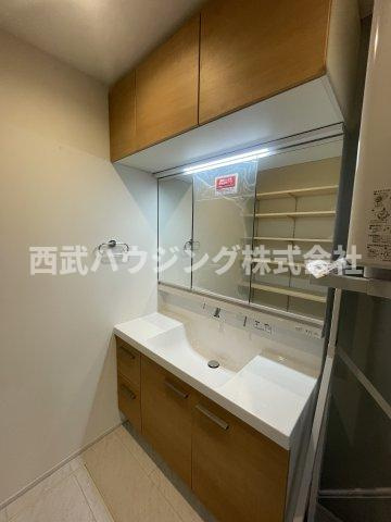 【仲介手数料無料】所沢市寿町　全３棟　Ｃ号棟　所沢市の不動産なら西武ハウジングの独立洗面台