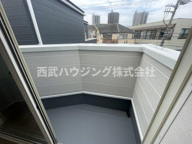【仲介手数料無料】所沢市寿町　全３棟　Ｃ号棟　所沢市の不動産なら西武ハウジングのバルコニー