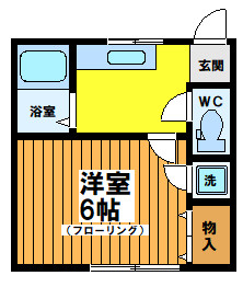 東田荘の間取り