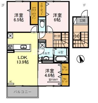 アヴニール箕面の間取り