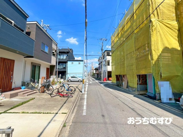 北区生駒町134③(全3棟)の前面道路含む現地写真