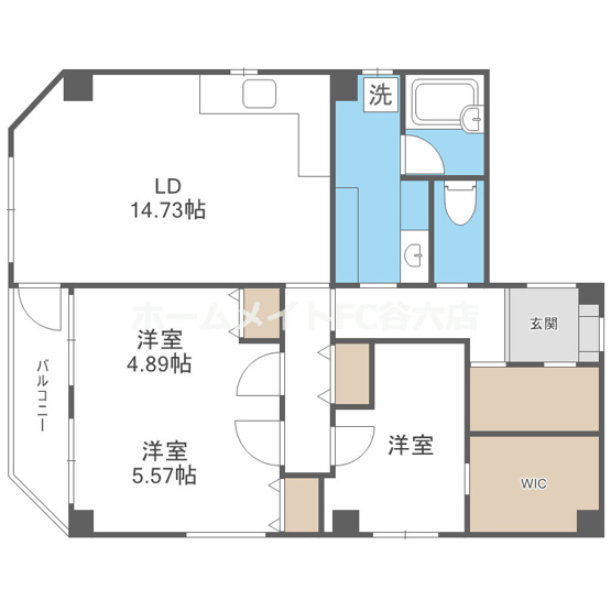 【間取り】 | Urban Hills 東小橋