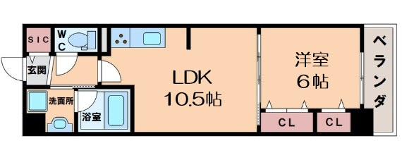 【間取り】 | グランセジュール大国町