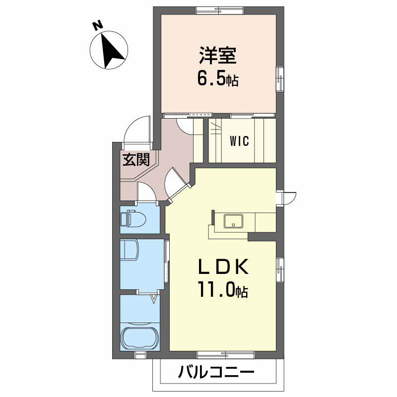 シャーメゾン南風の間取り