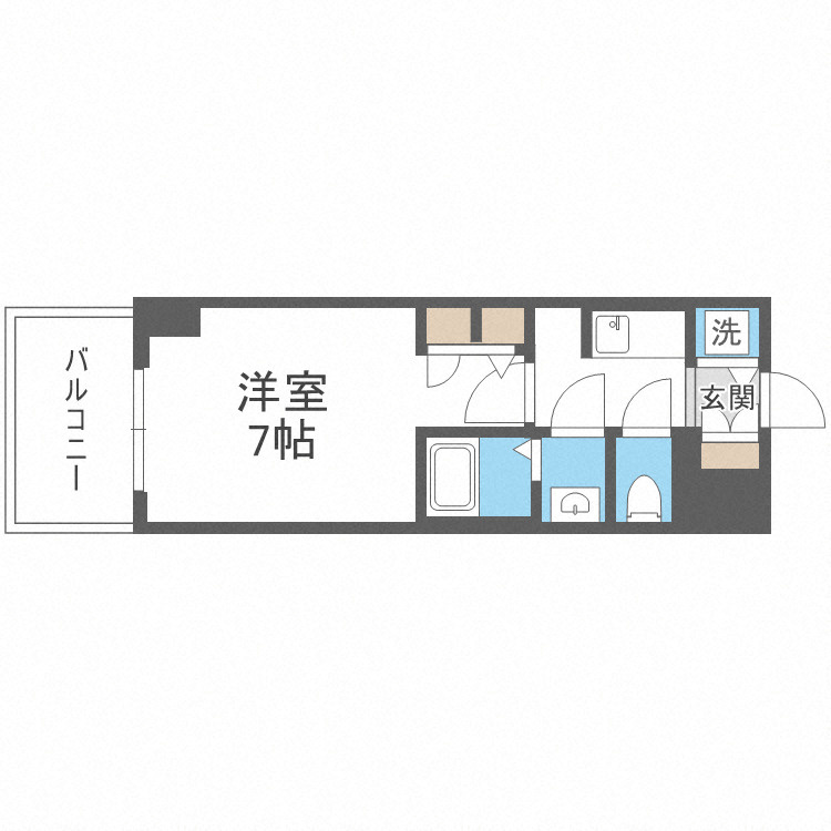 S-RESIDENCE福島Alovitaの間取り