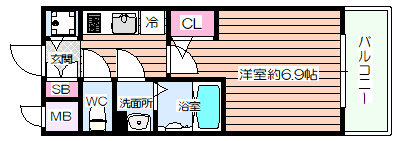 【間取り】 | エスリードレジデンス大阪福島