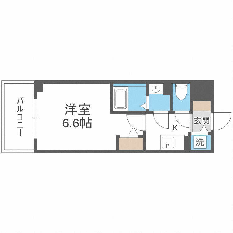 エスリードレジデンス大阪本町の間取り
