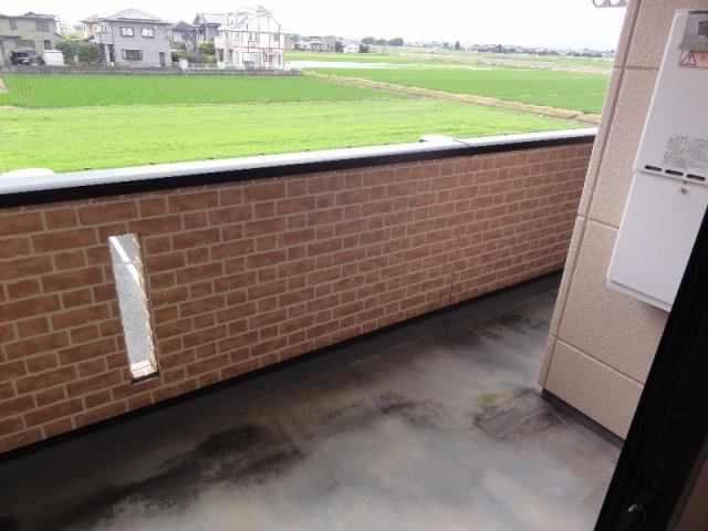 熊本市南区城南町碇のアパートの展望