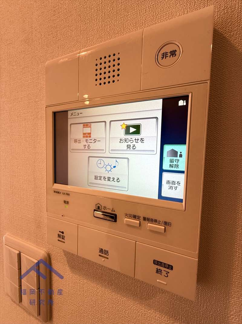 コスモ六本松シティフォルムの防犯設備