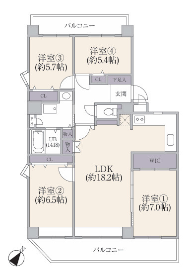 【間取り】 | パストラルハイム六本松☆仲介手数料無料☆