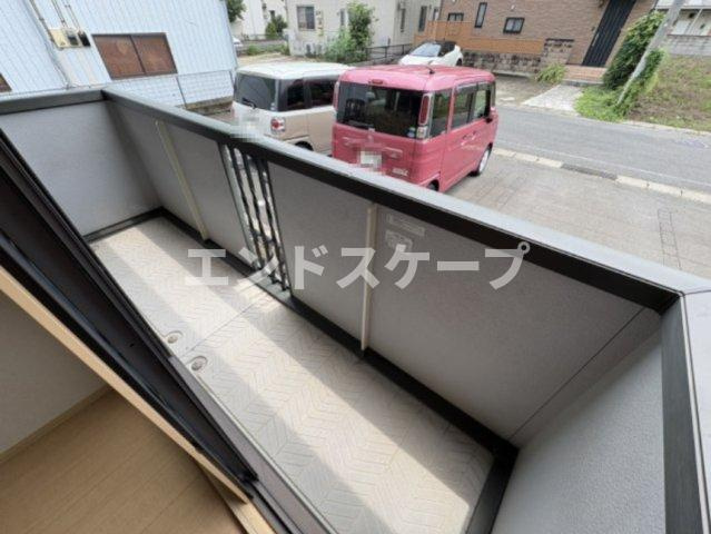 フローラＭのバルコニー