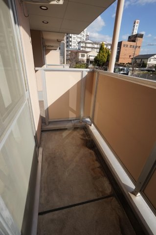 ドミール末広のバルコニー