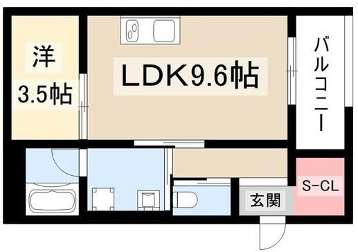 WELLNEST ROOM名駅南Ｂ棟の間取り