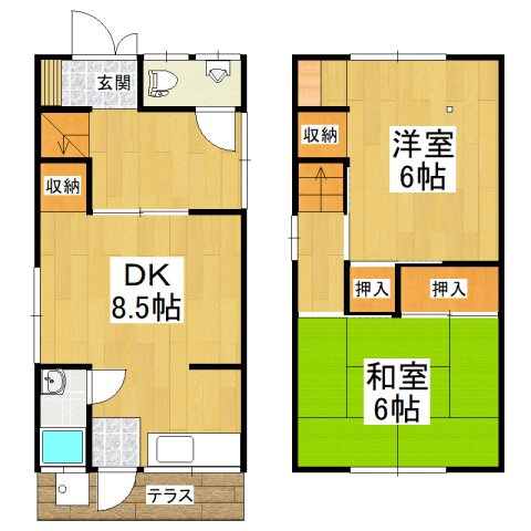 【間取り】 | 堺市東区日置荘西町4丁戸建