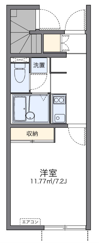 レオネクスト西津田の間取り|島根　松江　家具　家電　社宅　マンスリー