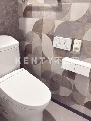 【トイレ】 | シティコート目黒4号棟 | 落ち着いた色調のトイレです
