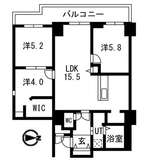 【間取り】 | シティコート目黒4号棟